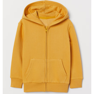 Sweat-shirt à capuche unisexe en molleton français 100% coton, fermeture éclair, streetwear, coupe courte, pour l'hiver, motif uni - Product Image 5