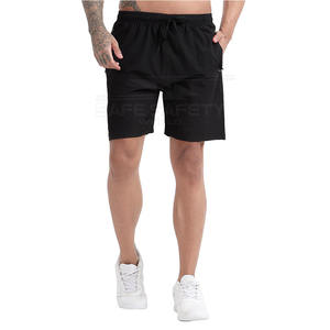 Pantalones cortos de gimnasio de patrón sólido informal recién llegados pantalones cortos de lona de secado rápido para correr y correr con logotipo personalizado a bajo precio - Product Image 2