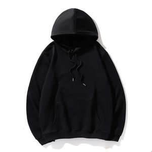 Sweat-shirts à capuche unisexes pour hommes de haute qualité, en coton 100% doublé de polaire, personnalisables avec logo brodé, vente en gros - Product Image 3