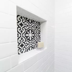 Venta al por mayor de azulejos de cerámica de porcelana esmaltada con patrón floral de Vietnam para la decoración del suelo de la pared exterior de la cocina para la sala de estar - Product Image 6