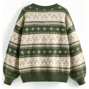 เสื้อสเวตเตอร์แขนยาวระบายอากาศได้ดีสำหรับผู้หญิงเสื้อสเวตเตอร์แห้งเร็วไซส์ใหญ่พิเศษออกแบบได้ตามต้องการสำหรับฤดูหนาว - Product Image 2