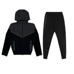 Conjunto Deportivo Casual para Hombre 2025, Chaqueta con Capucha y Pantalones Deportivos, Transpirable, de Algodón, con Bolsillo con Cremallera de Doble Cara, Haus Industries - Product Image 1