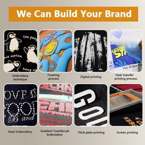 Wholesale Custom Cotton Embroidery Heavyweight Fleece Hoodie for Women Oversized Turtleneck Mock Neck <b>Jumper</b> Sweatshirt Mid - Product Image 6