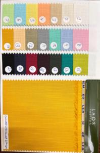 ผ้าฝ้าย100% คุณภาพสูงพร้อมด้ายจำนวน128*60สำหรับทำเสื้อและชุด - Product Image 3