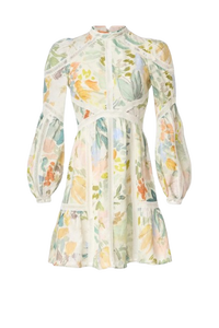 Vestido corto con estampado Pastel de primera calidad para colecciones de moda de verano para mujer de proveedor indio - Product Image 2