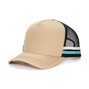 Gorra de camionero de malla de 5 paneles Gorras de camionero de algodón de alta calidad Sombrero de camionero bordado personalizado para equipo - Product Image 1