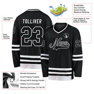 Nueva Llegada, Jersey de Hockey Personalizado de Alta Calidad para Hombre, Sublimado, Venta al Por Mayor, Ropa de Hockey sobre Hielo, Transpirable, de Secado Rápido - Product Image 2