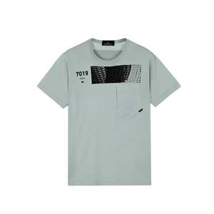   T-shirt pour homme en jersey 100% coton respirant, imprimé avec un motif de personnage animé, à pois - Product Image 1
