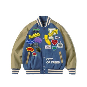 Custom Design Winter Unisex Varsity <b>Jacket</b> 100% Wool Windproof Eco-Friendly - Product Image 1