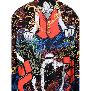 Chaqueta Bomber Unisex Casual de Corte Ajustado con Diseño de Parches en la Parte Delantera, Forro de Felpa de Seda/Algodón, Logotipo Personalizado - Product Image 5