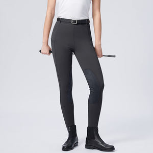 Ropa ecuestre personalizada de alta calidad para mujer, mallas de silicona de cintura alta, pantalones, pantalones ecuestres, Jodhpur y calzones - Product Image 6