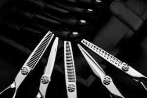 Japon 440 ciseaux à cheveux 60-61HRC ciseaux de coiffeur de haute qualité 6 pouces coupe de cheveux ciseaux à effiler ciseaux de coiffeur professionnels - Product Image 6