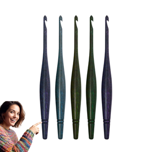 Agujas de Ganchillo de Madera Hechas a Mano para un Tejido Suave y Cómodo, Herramienta de Tejido DIY y Accesorio de Costura - Product Image 2