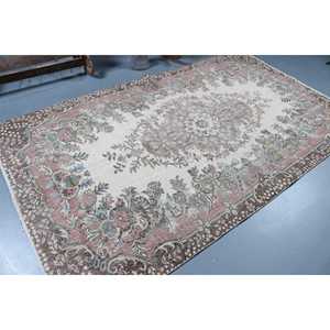 Tapis turc 5,2x9,1 pi (159x276 cm), tapis vintage à imprimé animal brun - Product Image 2