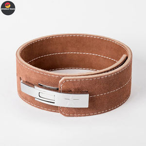 Custom Back Support <b>Gym</b> Leather Powerlifting Lever Belt Weight Lifting Belts Buckles Weightlifting Lever Belt - Product Image 3