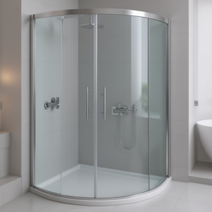 4 roulettes supérieures coulissantes et 4 roulettes inférieures à dégagement rapide pour cabine de douche semi-circulaire, articles de bain et toilettes - Product Image 3
