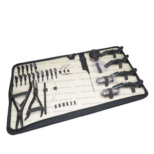 Professional Quality Salon Grade <b>Extension</b> Matte Black Tools <b>Beading</b> Pliers For <b>Hair</b> <b>Extension</b> Salon Kit Set - Product Image 3