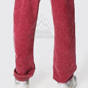 Pantalones Deportivos de Color Sólido Lavados al Ácido Hechos en Pakistán, Pantalones Deportivos Casuales Cómodos de Alta Calidad para Hombre - Product Image 4