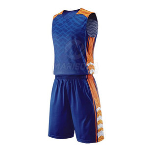 New Style Breathable Quick Dry Basketball Uniform Sets Comfortable Sports Jersey and <b>Shorts</b> for Adult Men - Product Image 1
