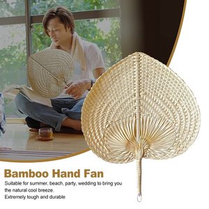 Abanico de mano de bambú de madera, recuerdo de boda, regalo de mano, decoración al por mayor, abanico de mano de bambú impreso personalizado - Product Image 4