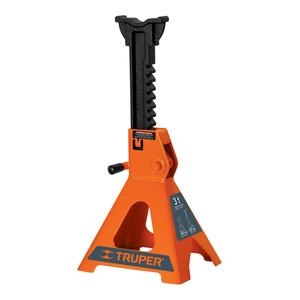 Ensemble de crics mécaniques pour voiture Truper de 3 tonnes avec deux tours en acier pour le levage de véhicules, fonctionnement manuel, hauteur minimale de 290 mm, 1 an - Product Image 3