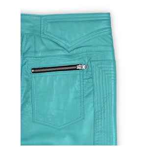 Pantalones de cuero de PU para hombre, pantalones transpirables de talla grande, ropa de calle informal, pantalones de cuero para niños de Standard International - Product Image 6