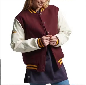 Wholesale Custom Logo Streetwear Versity <b>Jacket</b> For Man Crop Baseball Versity <b>Jacket</b> Made In Pakistan - Product Image 4