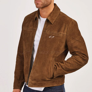 OEM <b>Men</b> <b>Suede</b> <b>Jacket</b> Front Custom Logo Stylish Casual Winter Eco-Friendly Quick Dry Premium Fashion Wear for Wholesale Buyers - Product Image 4