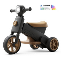 Triciclo Eléctrico para Niños al por Mayor, Kinder Elektro Dreirad 3 en 1, Juguete Montable con Motor, Luces LED y Música, Directo de Fábrica, UE