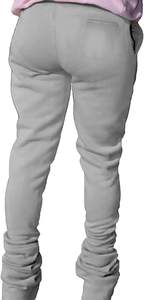 2023 nouveau automne enfants empilés Joggers pantalons ensembles hiver coton garçons filles vêtements survêtement maman et moi pantalons de survêtement pour enfants - Product Image 5