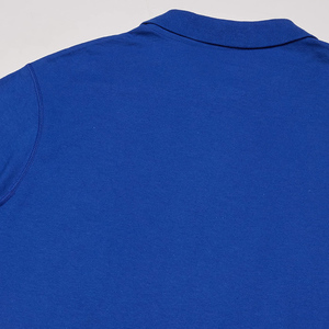 Nueva llegada de los hombres de impresión personalizada patrón sólido deportes para la camisa de polo 100% algodón transpirable de secado rápido Pickleball ropa-lienzo - Product Image 4