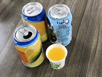Hoogwaardige 8-fruit smaakvolle 100% pure NFC fruitsap dranken 24x330ml aluminium blikjes Vietnam OEM ODM HACCP ISO HALAL gecertificeerd