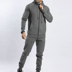 Classic Look <b>Hooded</b> Casual Polyester Printed Plus Size Men's Sweat Suit Handsome New Style Winter Wear Tracksuit - Product Image 4