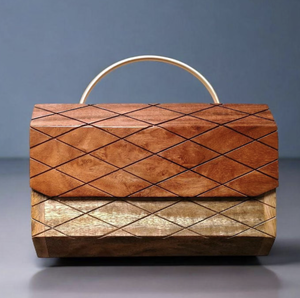 Venta caliente elegante bolso de mano de madera para mujer disponible a precio al por mayor para exportar desde la India - Product Image 3