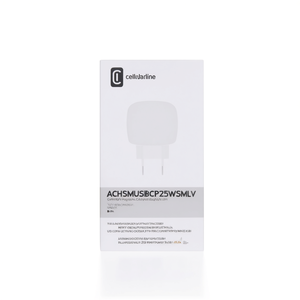Chargeur USB Type-C SUPER RAPIDE 25W Power Delivery Blanc ACHSMUSBCPD25WSMLW - Product Image 3