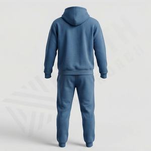 Conjunto Deportivo Extra Grande 100% Algodón para Hombre, Logotipo Personalizado, Impresión Puff, Transpirable, Diseño de Diseñador, Precio al por Mayor, Ropa de Invierno de Dos Piezas - Product Image 2