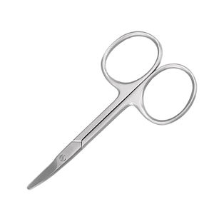 Customized 4\" <b>Curved</b> Tip German Stainless Steel Manicure Nail <b>Scissors</b> Sharp Cuticle <b>Scissors</b> for Wholesale Beauty Use - Product Image 1