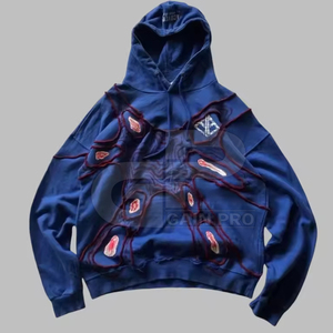 Sweat à capuche personnalisé pour hommes avec style vintage délavé pour Streetwear Fashion Sweat à capuche surdimensionné pour hommes - Product Image 2