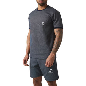 Personalized Men's Two-Piece Streetwear Jogging Set For Summer Premium Quality T-shirts and <b>Shorts</b> Set - Product Image 1