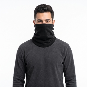 Unisex Winter Fleece Neck Gaiter Warm Casual Tube <b>Scarf</b> Face Covering OEM ODM Wholesale Factory Custom Logo Low MOQ - Product Image 3