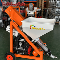 Compresseur d'air à double action GOODTAN, machine à projeter le mortier, pulvérisateur de revêtement polymère, trémie de 50 L, équipement de coulage électrique