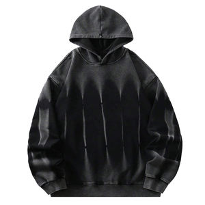 2025 Otoño/Invierno de gran tamaño para hombre, sudaderas con capucha Vintage, Sudadera con capucha desgastada para hombre, ropa de calle, Sudadera con capucha de lavado ácido - Product Image 2