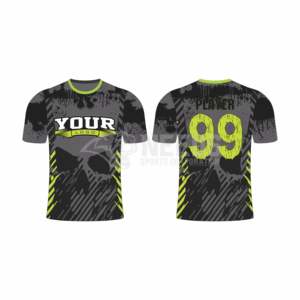 Camiseta de Béisbol/Sóftbol Unisex de Talla Grande, Personalizada con Impresión por Transferencia de Calor, 100% Poliéster, Antibacteriana, de Secado Rápido y Transpirable, 2025 - Product Image 5