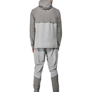 2025 cortavientos de nailon para hombre, trajes de chaqueta de poliéster ligero, conjunto de pantalones, diseño con cremallera para exteriores y gimnasio, transpirable - Product Image 2