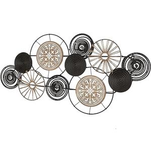 Most Selling Product Metal <b>Large</b> Round Shaped Wall <b>Art</b> With Black Finished Bedroom Living Room Office Wall Decorative Sculpture - Product Image 3