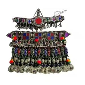 Ensemble de bijoux de collier respirant léger pour les mariages Ensembles de bijoux brodés à col complet artificiel haute performance - Product Image 3