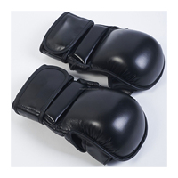 Guantes de Sanda y MMA DWELT GEARS Personalizados Unisex con Dedos Descubiertos, de Cuero PU, Agarre Flexible, para Entrenamiento de Grappling con Cierre de Gancho y Bucle