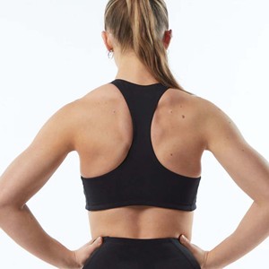 El mejor diseño OEM al por mayor Halter Womens Gym Top Simple High Impact Workout Sport Bras Backless - Product Image 6