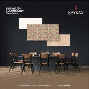 Azulejos de pared digital esmaltados de cerámica brillante de 30x60cm de diseño moderno de la India para decoración de baño y cocina - Product Image 4