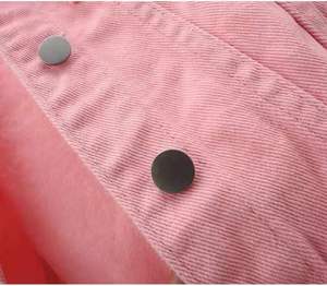 เสื้อแจ็กเก็ตยีนส์พิมพ์ลายทรงสลิมฟิตสำหรับผู้หญิงเสื้อแจ็กเก็ตอุ่น best5คลาสสำหรับฤดูหนาว - Product Image 3